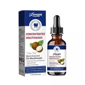 Ополаскиватель для полости рта для удаления запахов изо рта пятен чистка зубов отбеливание уход ежедневный ополаскиватель для полости рта от запаха ополаскиватель для полости рта 59 мл One Size белый