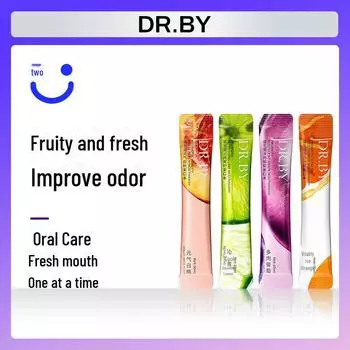 Ополаскиватель для полости рта DR.BY Probiotic Vitality - Формула свежего дыхания White Peach, 10ml белый