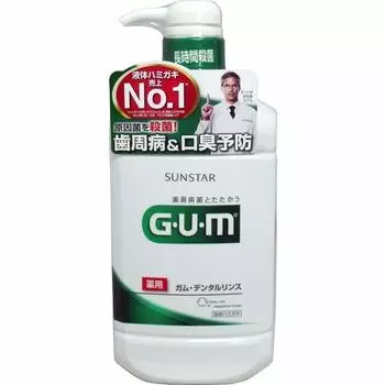 Ополаскиватель для полости рта Gum Dental Rinse 960 мл x 8 шт. [Обычный тип]