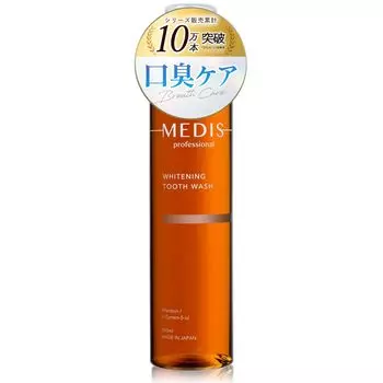 Ополаскиватель для полости рта Medis White Bad Breath Care Отбеливание сверкающих белых зубов с полной защитой x Предотвращает неприятный запах изо рта и заболевания пародонта x Квази-лекарство