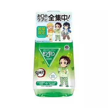 Ополаскиватель для полости рта Mondamin Peppermint no Yaiba [1080 мл] (Дизайн Киметсу) (Земля Фармацевтика)