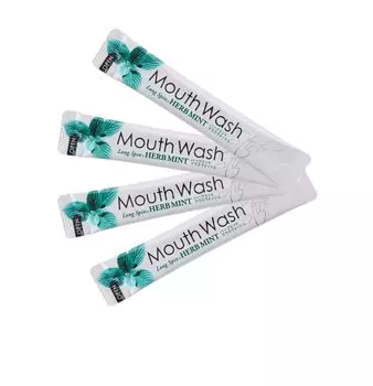 Ополаскиватель для полости рта Okina Long Spin Stick 10 мл 1 коробка в индивидуальной упаковке 100 шт. Портативный, [Сделано в Японии] (Травяная мята)