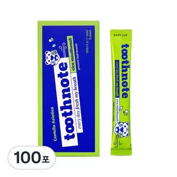 Ополаскиватель для полости рта Toothnote Cica Mouse Wash одноразовый, 12 мл, 100 шт.