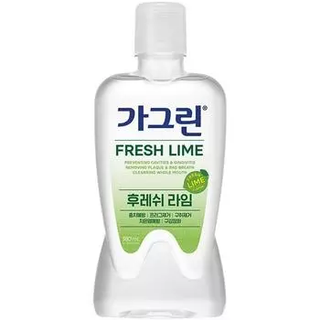 Ополаскиватель для рта Gagreen Fresh Lime, 380мл, 1 шт.