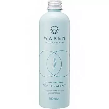 Ополаскиватель для рта Waken, фторид натрия, со вкусом мяты, 500 мл, 1 шт.
