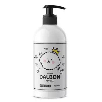 Ополаскиватель для собак Dalbon PET, 1000мл, 1 шт, Корейский шампунь для домашних животных