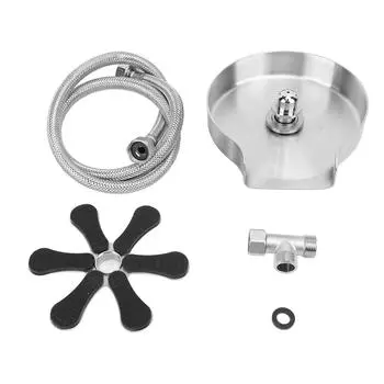 Ополаскиватель для стекла раковины, автоматическая очистка под высоким давлением, съемный кран из нержавеющей стали, мойка чашек для