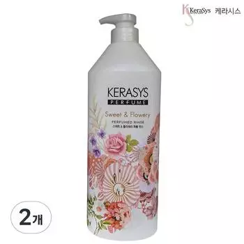 Ополаскиватель для волос Kerasys Sweet & Flowery, 1 л, 2 шт.