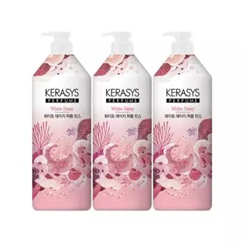 Ополаскиватель для волос Kerasys White Daisy, ополаскиватель для волос White Daisy 3 шт., 1 л, 3 шт.