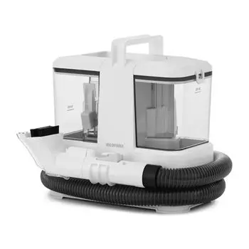 Ополаскиватель Iris Ohyama с автоматическим насосом, легкий, мощный, с всасыванием, с тканевой насадкой для удаления пятен, с легким поступлением воды, белый [модель 2024 г.] очиститель и модель,