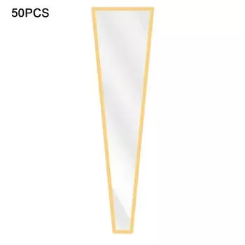 OPP Flower Packaging Bag Transparent Flower Wrapping Bag New Single Bouquet Bag for 50pcs Weddings