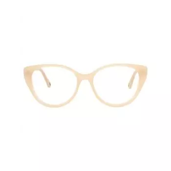 Оправа для очков Chlo Cat Eye из биоацетата, телесного цвета, прозрачного цвета One Size