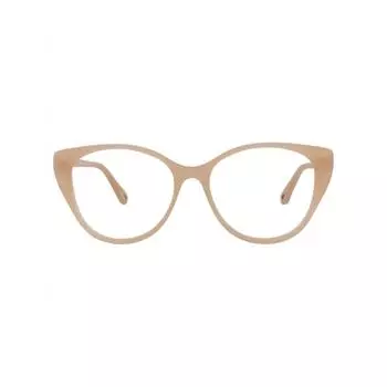 Оправа для очков Chlo Cat Eye из биоацетата, телесного цвета, прозрачного цвета One Size