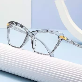 Оправа для очков Fashione с защитой от синего света, неполяризованная оправа для очков, модный аксессуар белый