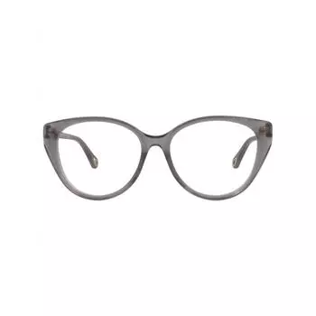 Оправа для очков «кошачий глаз» из биоацетата серого цвета, прозрачная One Size
