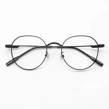 Оправа для очков круглая художественная металлическая оправа для очков в стиле ретро для близорукости
