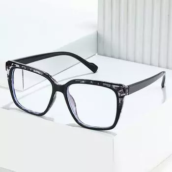 Оправа для очков Light Large Frame Plain Anti-Blue Glasses Decorative Flat Glasses regular