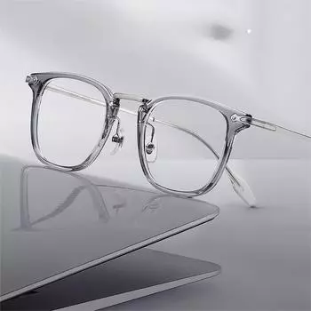 Оправа для очков, мужские художественные простые очки в стиле ретро, женские белые очки с защитой от синего света и очки для близорукости, варианты очков
