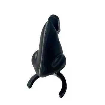 Оправа для очков, напечатанная на 3D-принтере, оправа для очков в форме носа, украшение для дома, творческая личность, украшение рабочего стола One Size чёрный