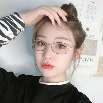 Оправа для очков, очки для чтения с защитой от синего света, красная металлическая ракетка, очки для близорукости, готовый продукт со степенью +100 красный