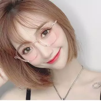 Оправа для очков TR90 с защитой от синего света для студенток, модные простые очки в корейском стиле