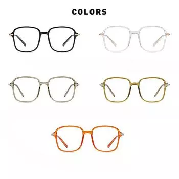Оправа для очков TR. Женские очки с плоским зеркалом. Трендовые очки для близорукости. Корейская версия очков в большой коробке. Сверхлегкая оправа.