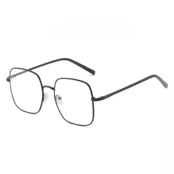 Оправа мужские и женские модные очки для близорукости с защитой от синего света, 50-600 градусов, защита глаз, плоские очки с простой индивидуальной модификацией -50