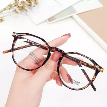 Оправа очков без макияжа Tr90, штифтовая ножка, анти-синий свет, оправа очков может быть оснащена степенью близорукости