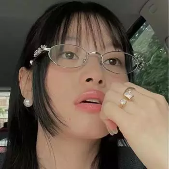 Оправы для очков со стразами и бриллиантами из металла Модные очки Модные очки Очки женские GOLD CLEAR