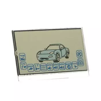 Определение A6 Экран дисплея Автомобильный ЖК-дисплей для пульта дистанционного управления системой сигнализации