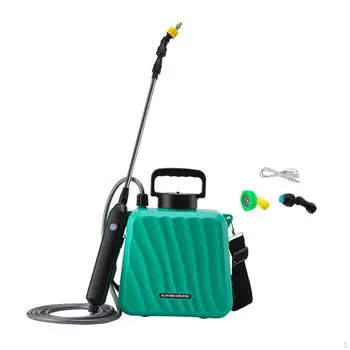 Опрыскиватель с выдвижной штангой для использования дома и в саду синий