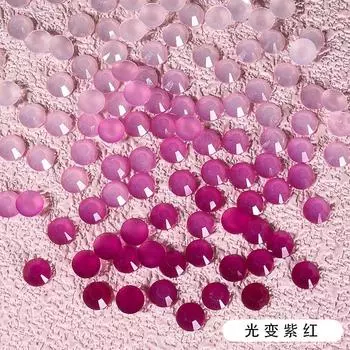 Optical Resin Flat Bottom Drill, Transparent Bottom Manicure Drill, Violent Bear Sticker Drill Diy Mobile Phone Case Accessories, Accessories SS30 6MM About 5,000 pcs Half pack