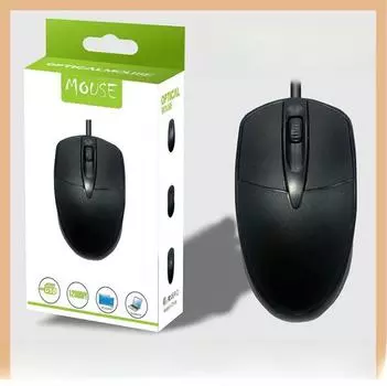 Оптическая проводная USB-мышь для бизнеса и офиса Small Optoelectronics Nude