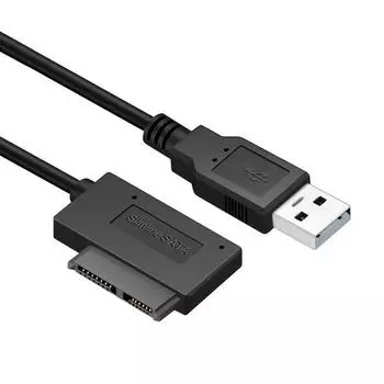 Оптический привод для ноутбука, кабель-адаптер Sata-USB, 6 + 7P, коробка передачи линии привода Sata-Usb2.0