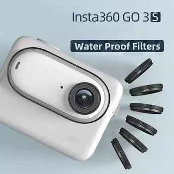 Оптический стеклянный водонепроницаемый фильтр для Insta 360 GO 3S UV/CPL/ND8/16/32/64 алюминиевый сплав объектив фильтр аксессуары для камеры большого пальца Universal