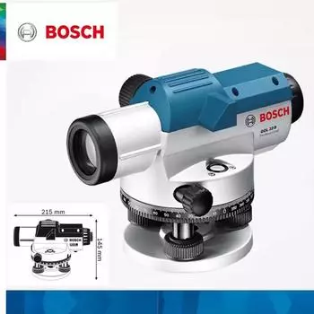 Оптический уровень Bosch Optimal Level GOL 32 D, окуляр HD диаметром 36 мм, диапазон видимости 0,3–120 мм