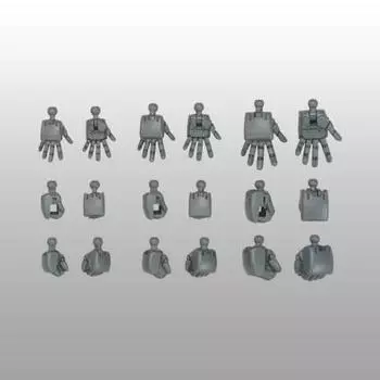 Optional Parts Set Gunpla 04 [Build Hands Round], Korean popular bandai