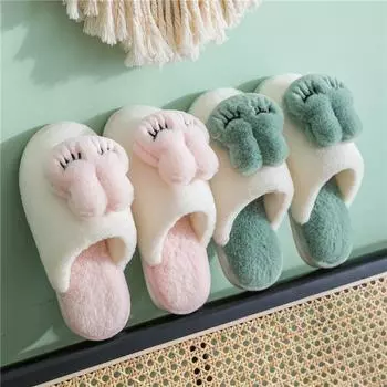 Оптовая цена женские меховые тапочки Pantuflas животные домашние домашние горки Zapatillas-de-mujer носить сандалии для женщин 38-39 фиолетовый