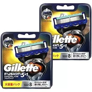 [Оптовая покупка] Запасные лезвия для бритвы Gillette Proglide Manual, набор из 8 шт. x 2 шт. (16 запасных лезвий)