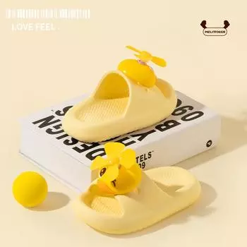 Оптовая продажа детских сандалий, детские тапочки, летние дышащие домашние милые маленькие тапочки с ветряной мельницей 150