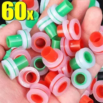 Оптовая продажа кранов герметичные уплотнительные прокладки силиконовая шайба треугольный клапан резьбовая труба предотвращает капание утечка заглушка пряжки 10PCS