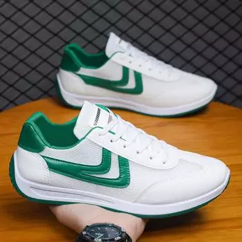 Оптовая продажа, летняя новая модная модная дышащая тонкая обувь с низким берцем, модная простая нишевая мужская обувь для папы 39