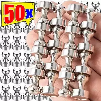 Оптовая продажа магнитных кнопок, сильные магнитные кнопки, присоски для холодильника, белой доски, кухонных офисных магнитов, крючок для хранения 12x17mm