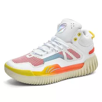 Оптовая продажа на заказ модные Oem уличные нескользящие баскетбольные кроссовки средней посадки прочные баскетбольные кроссовки для мужчин 37 синий