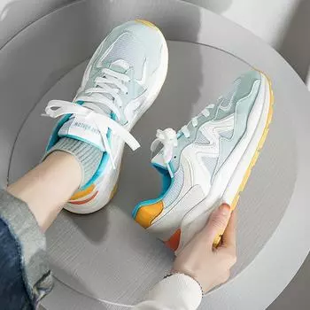 Оптовая продажа новых папьих туфель для девушек-студенток универсальная новая обувь универсальная дышащая повседневная спортивная обувь 39 серый