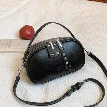 Оптовая продажа новых сумок, женских сумок, модных и универсальных сумок через плечо на одно плечо, европейских и американских повседневных сумок-цилиндров.