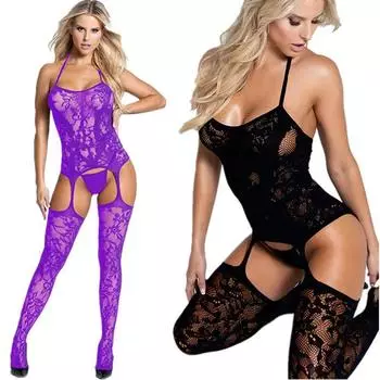 Оптовая продажа одежды Disfraces Eroticos Body Suit Bodystocking Bdsm Lingerie Porno Babydoll Crotchless Underwear One Size