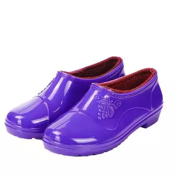 Оптовая продажа ПВХ резина пластик водонепроницаемый термальный резиновые сапоги износостойкие низкие резиновые сапоги резиновые сапоги до щиколотки 37