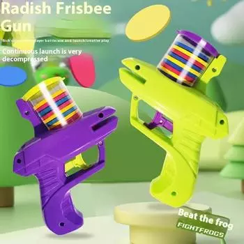 Оптовая продажа ружья для стрельбы из редиса, классическое ружье для стрельбы из редиса, безопасное ружье для катапультирования для родителей и детей, наружное ружье для стрельбы из редиса, наружное и внутреннее ружье для стрельбы из редиса
