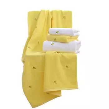 Оптовая продажа с фабрики онлайн знаменитости хлопковое банное полотенце с вышивкой мультяшное банное полотенце чесаный хлопок впитывает воду в людей;ночное банное полотенце. 70*140CM белый